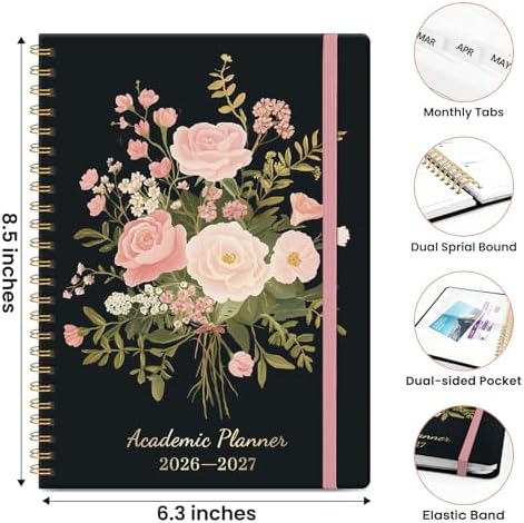 ZOTIA Planner 2026-2027 Jul 2026-Jun 2027 Academic Monthly & Weekly Planner