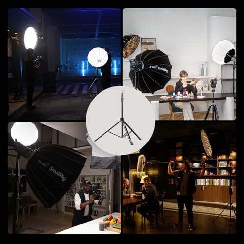 SMALLRIG RA-S200 Photography Light Stand, 6.6ft Aluminum Lighting Tripod