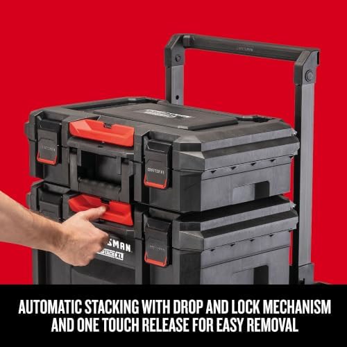 CRAFTSMAN VERSASTACK XL Rolling Tower Tool Storage System, 4 piece (CMST60420)
