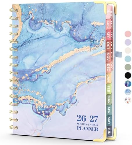 Jul 2026 - Dec 2027 Planner, Forvencer 18 Month Planner 2026-2027, 6" x 8"