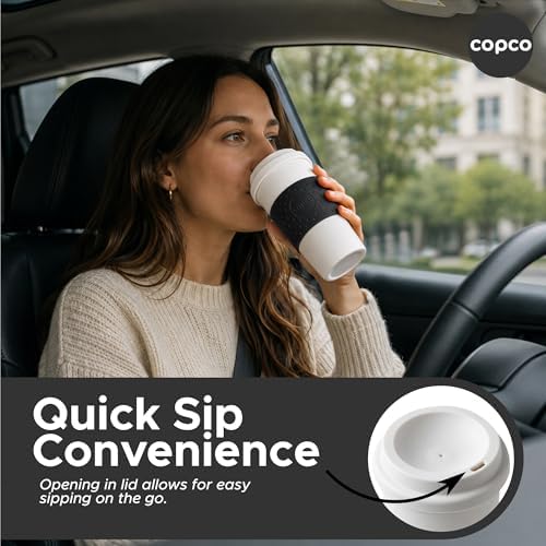 Copco Acadia Travel Mug, 16 Oz - Black, Set of 3