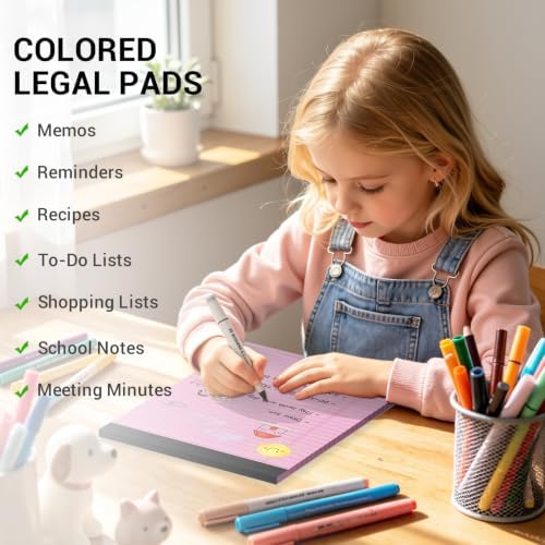 24 Pack Legal Pads 8.5 x 11 Note Pads 8.5 x 11 Inch Notepad Writing Pads