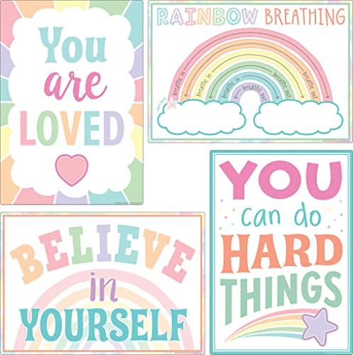 Teacher Created Resources Pastel Pop Calming Strategies Educational Poster Pack (TCR8439)