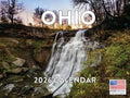 Ohio Calendar 2026 Wall 12 Month Monthly OH Scenic Souvenirs Ohioan Themed Gifts | American Made In The USA