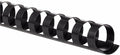Mead CombBind Binding Spines/Spirals/Coils/Combs, 5/8", 125 Sheet Capacity, Black, 125 Pack (4000135)