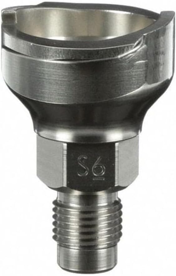 3M PPS 2.0 Spray Gun Adapter #S6, 26007, 1/4 Inch Male, 19 Thread BSP | Connects Several Paint Gun Brands to PPS 2.0 Paint Spray System; 1 Pack