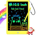 BUKEBU LCD Writing Tablet,10.5 inch Colorful Doodle Board for Kids (Yellow)