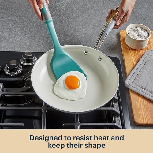 Pyrex 22-Piece Kitchen Cooking Utensils Set, Nonstick Cooking Gadgets