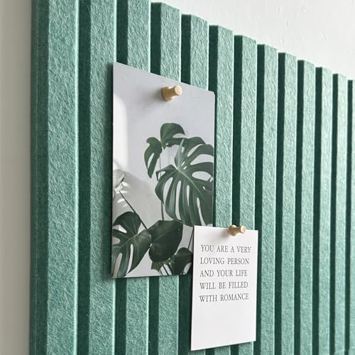 48" x 36" Large Felt Bulletin Board 1/2" Thick, Jade Green