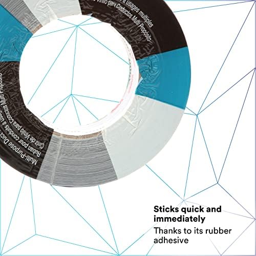 3M Multi-Purpose Duct Tape 3900 Silver Color, General Purpose, Rubber Adhesive, Water Resistant, 48 mm x 54.8 m, 7.6 mil, Conveniently Packaged