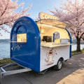 Mobile Coffee Trailer, 10ft Commercial Food Truck Cart for Sale