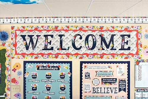 Teacher Created Resources Wildflowers Welcome Bulletin Board (TCR6695)