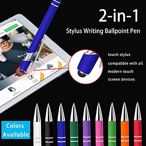 Qingxily Up to 300 Pcs Custom Pens Bulk,Personalized Pens with Free Engraving,Customized Stylus Ballpoint Pens with Your Name,Text,Message for Business,Graduation,Anniversaries-Colorful Pens 96 Pcs