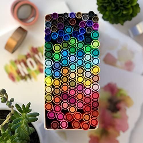 Primrosia Ultimate Coloring Duo – 48 Gel Pens + 100 Dual Tip Markers