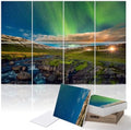 PINWELIFE® Masterpiece Acoustic Art Panels, 8-Pack 12"×16" Sound Absorbing Panels, Decorative Acoustic Wall Art, Noise and Echo Cancelling for Home Studio/Office, Nano Tape Included