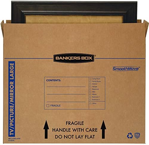 Bankers Box 4-Pack Large TV/Picture/Mirror Moving Boxes