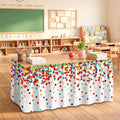 Teacher Desk Skirt for Classroom Ruffle Table Skirt Back to School