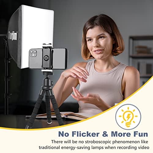Torjim Softbox Photography Lighting Kit | 16" X 16" & 85W LED Studio Lights