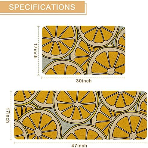 Kitchen Rugs and Mats Set of 2,Floor Mats for Home Kitchen Decor Mat