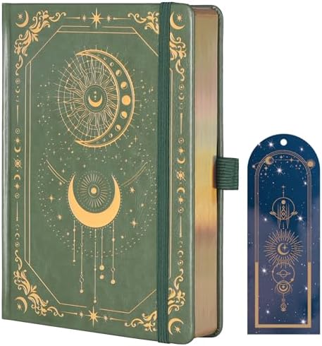 TIEFOSSI Line Journal Notebook for Women Men, 316 Pages,8.3x5.8 IN