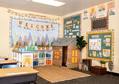 Teacher Created Resources Moving Mountains Better Than Paper Bulletin Board Roll (TCR77421),Rectangular