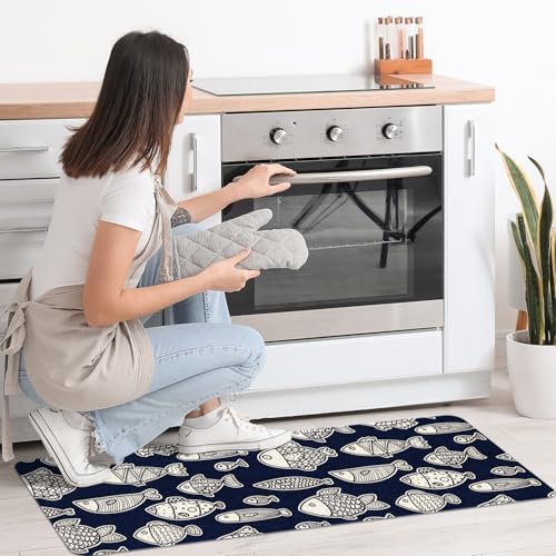 Kitchen Rugs and Mats Set of 2,Floor Mats for Home Kitchen Decor Mat