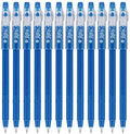 PILOT FriXion ColorSticks Erasable Gel Ink Pens, Blue, Pack of 12