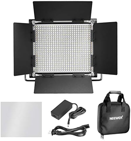 NEEWER Professional Metal Bi-Color LED Video Light for Studio, YouTube
