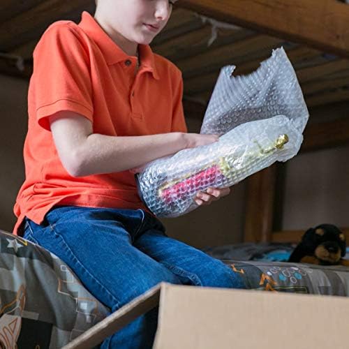 Duck Brand Bubble Wrap Roll, Original Bubble Cushioning, 12" x 175', Perforated Every 12" (1053440), Clear