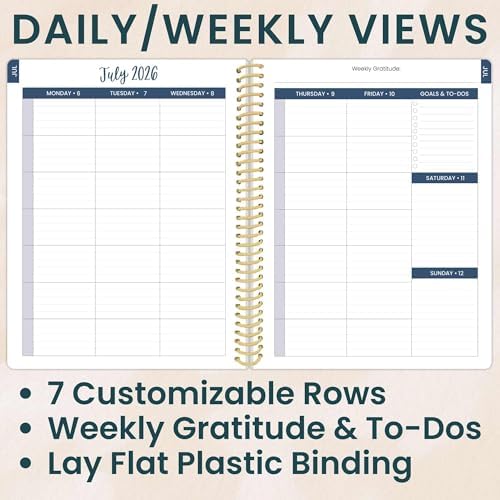 Daisy by bloom daily planners 2026-2027 Academic Year Student Planner (July 2026 - July 2027) - Elementary Through Middle School Calendar Agenda Book - 7” x 9" - Stargaze