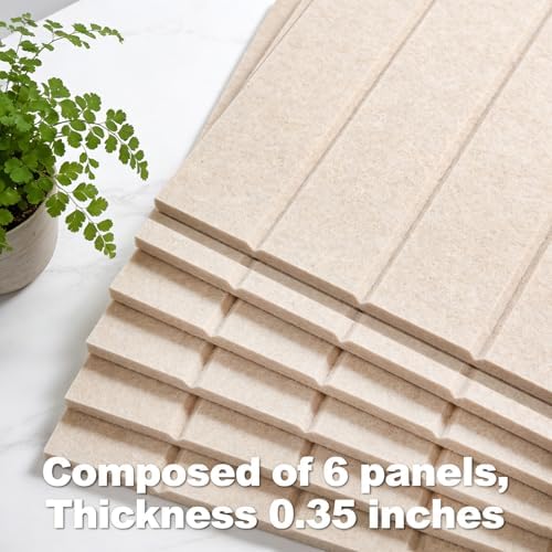 Cork Board Alternative for Walls, 36" x 24" Large Felt Bulletin Board Tiles with Arch Design, Office Cork Board with PushPins Adhesive Tabs, Cute Corkboard Pin Board for Pictures - Beige