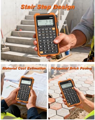 ROATEE Construction Calculator with Notepad for Contractor Home Project