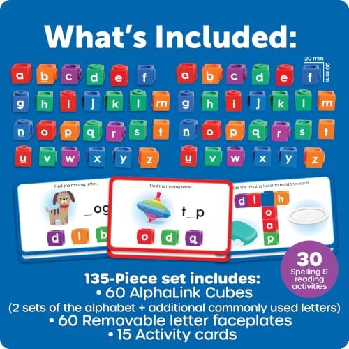 Learning Resources AlphaLink Cubes Activity Set