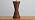 JONATHAN Y Laura Table Lamp 27" Rattan Hourglass, Dark Brown, Set of 2