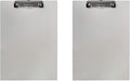 Amazon Basics Aluminum Office Clipboard,Letter Size,Metal,(Pack of 24)