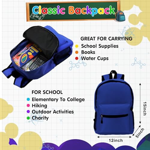 Gilprop 81 Pcs School Supplies Kit Back to School Supply Bundle, Blue
