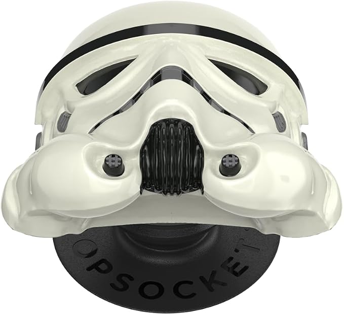 PopSockets Adhesive Phone Grip, Holder- Storm Trooper | Secure Comfortable Hold, Anti-Drop, Kickstand, Star Wars, Grogu, Electronic Accessories, For iPad/Kindle/iPhone/Android