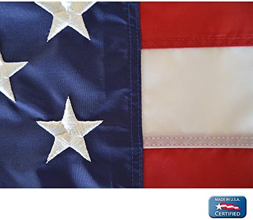 Annin Flagmakers (2350) SolarGuard Nyl-Glo American Flag - 10 x 19 Feet