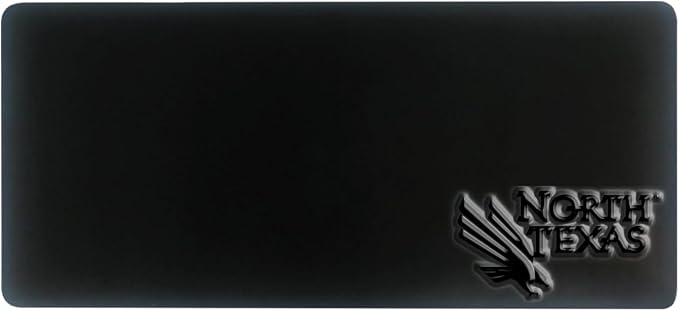 University of North Texas Alumni Desk Mat, Durable Office Supplies, Non-Slip Base, Responsive Desk Pad with Smooth Surface, Black