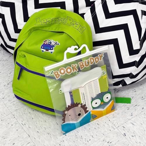 CTP Woodland Friends Book Buddy Bags 12-Pack 12 Bags with snap Closure Handles (Creative Teaching Press 11171)