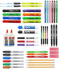 Sharpie School Supplies Variety Pack, BTS Teacher Pack, Expo, Paper Mate, Elmer’s Glue Sticks, Pourable Glue, Pencils, Dry Erase Markers, Highlighters, and More, 48 Count