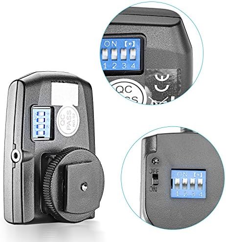 Neewer 16 Channels RT-16 Wireless Studio Flash Trigger, Compatible with Neewer S101-300W, S101-400W, S101-300W PRO, S101-400W PRO and Other Studio Lights