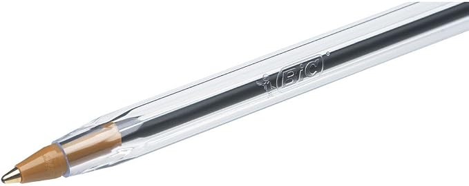 BiC Cristal Original Ballpoint Pens, Assorted Colours, Pack of 4