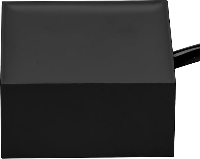 Bostitch Office Konnect Power Hub, Two Outlets Charging Station for Desktop, Shallow Tray Top, Black