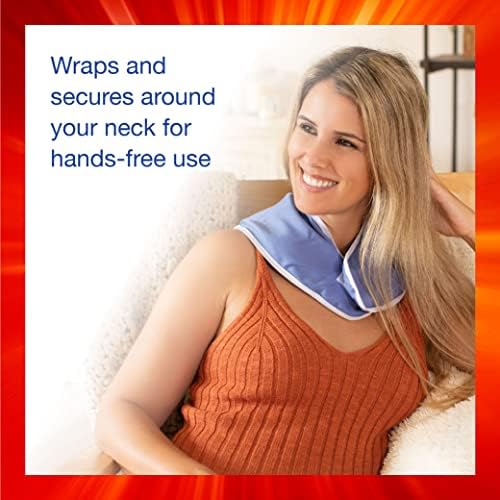 Thermi Paq Microwave Heating Pad for Neck and Shoulders Reusable Heated Neck Wrap for Neck Pain and Shoulder Pain