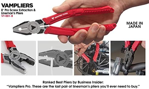 VAMPLIERS 3-PC Stripped Screw Extractor Pliers Set Made in Japan