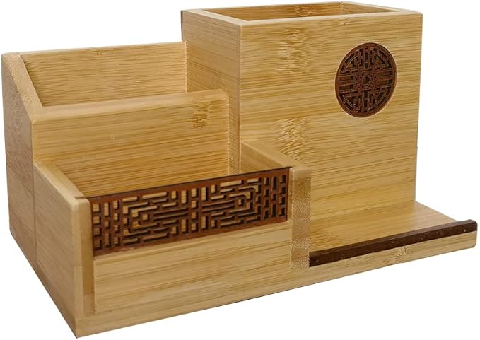 Japanese-Style Multi-Function Desk Supplies Organisers for Makeup Jewelry Office Stationery Accessories School Pen Pencil Cell Phone Business Cards Remote Control