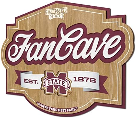 YouTheFan NCAA Officially-licensed FanCave 3D wall art - ready-to-hang, 3D multi-layered construction - floating wall mount design - Perfect fan gift