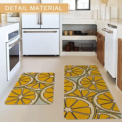 Kitchen Rugs and Mats Set of 2,Floor Mats for Home Kitchen Decor Mat