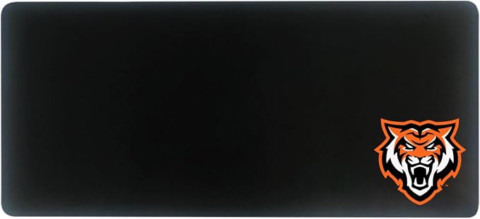 Idaho State University Classic Cloth Desk Mat, Durable Office Supplies, Non-Slip Base, Responsive Desk Pad with Smooth Cloth Surface, Black